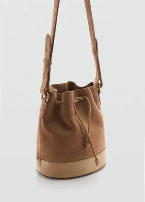 Mała torba shopper skórzana MANGO TEEN