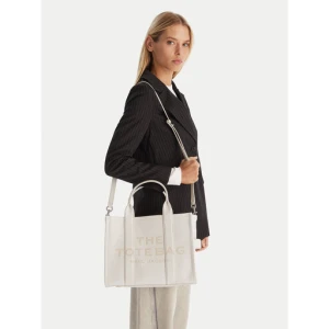 Torebka Marc Jacobs The Leather Medium Tote H004L01PF21 Écru