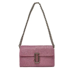 Torebka Marc Jacobs The Rhinestone J Marc Mini Shoulder Bag H912M06RE22 Różowy