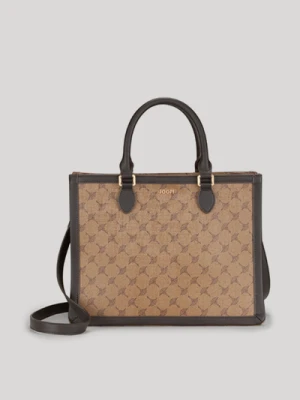 Torebka Mazzolino Aurelia w kolorze brązowym z chabrowym motywem Joop