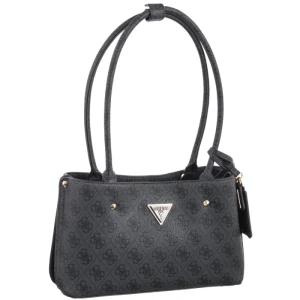 Zdjęcie produktu Torebka Meridian II Shoulder Satchel HWSG69 74090 Coal Logo (GU827-a) Guess