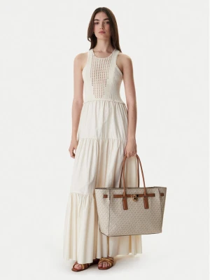 Torebka MICHAEL Michael Kors 30F5GNXT3B Écru Kremowy
