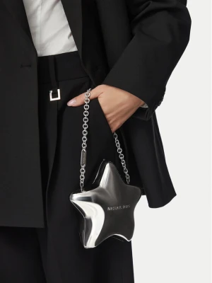 Torebka MICHAEL Michael Kors Darla 30F6S0DC5U Srebrny