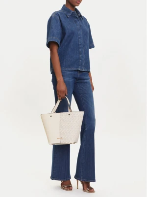 Torebka MICHAEL Michael Kors Flora 30T5GFFT2B Kremowy
