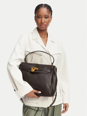 Torebka MICHAEL Michael Kors Hamilton 30F6ANXS7E Brązowy ciemny
