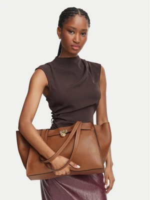 Torebka MICHAEL Michael Kors Hamilton 30F6GNXT7L Brązowy