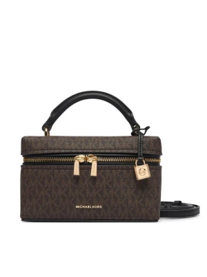 Torebka MICHAEL Michael Kors Jana 32F5GQ1C0B Brązowy ciemny