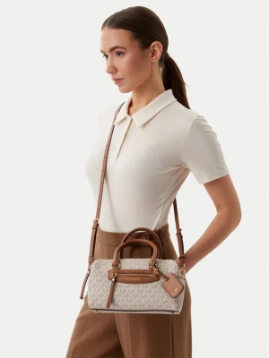 Torebka MICHAEL Michael Kors Jet Set 32S6GTVC0B Kremowy