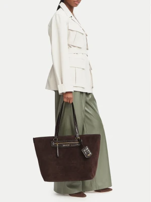 Torebka MICHAEL Michael Kors Jet Set Travel 30F6ATVT4S Brązowy ciemny