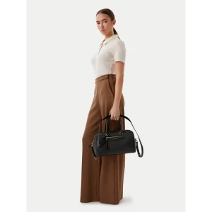 Torebka MICHAEL Michael Kors Md Duffle Satchel 30S6GTVS8L Czarny