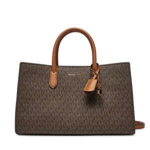 Torebka MICHAEL Michael Kors Scarlett Medium Signature Logo Satchel 30F4GETS2B Brązowy