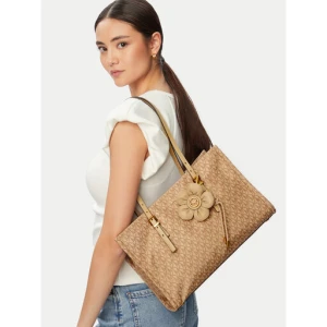 Torebka MICHAEL Michael Kors Zadie 30T6A6ZT8C Kremowy