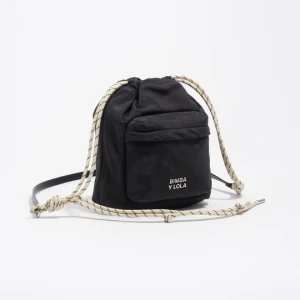 Torebka mini nylon grafitowa BIMBA Y LOLA GRAPHITE