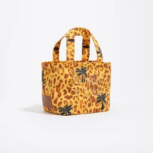 Torebka mini nylon Leopard palms żółta BIMBA Y LOLA