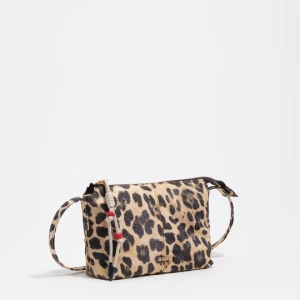 Torebka mini nylon panterka BIMBA Y LOLA LEOPARD NATURAL