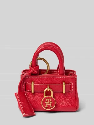 Torebka mini w zestawie z brelokiem do kluczy ze skóry naturalnej Tommy Hilfiger