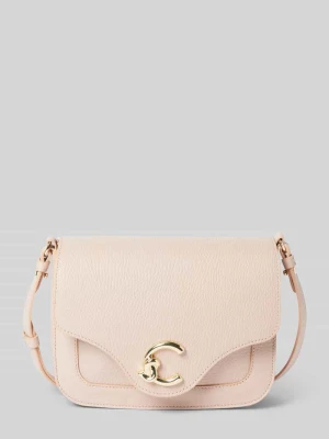 Torebka na długim pasku z detalem z logo Coccinelle