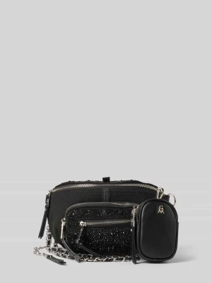 Torebka na długim pasku z detalem z logo Steve Madden
