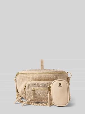 Torebka na długim pasku z detalem z logo Steve Madden