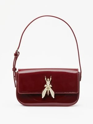 Torebka na ramię "ESSENTIAL" Fly z błyszczącej skóry PATRIZIA PEPE