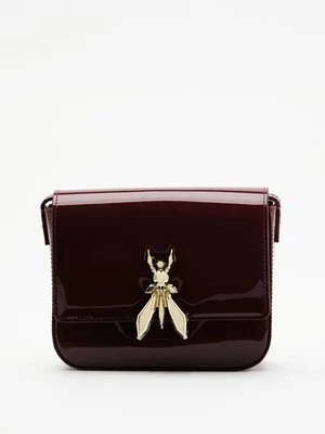 Torebka na ramię Essential Fly z błyszczącej skóry PATRIZIA PEPE