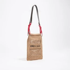 Torebka na ramię mała rafia papierowa naturalna BIMBA Y LOLA