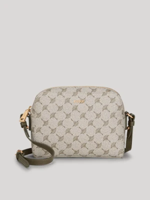 Torebka na ramię Mazzolino Cloe w kolorze khaki z chabrowym wzorem Joop