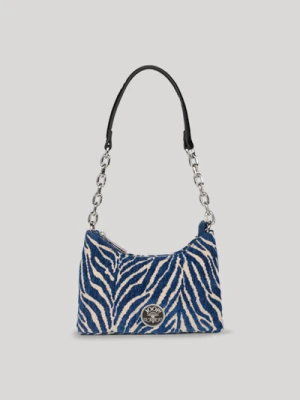 Torebka na ramię Selvatico Lucille ze zwierzęcym wzorem w kolorze niebieskim/beżowym Joop