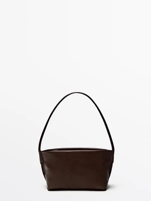 Torebka Na Ramię Ze Skóry Nappa - Skórzany - Massimo Dutti - Female
