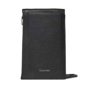 Torebka na telefon Calvin Klein Foil Emboss Phone Crossbody LV04D1037G Czarny