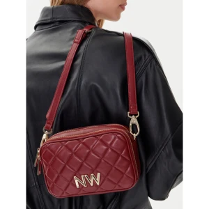 Torebka Nine West CEO-Greenwich-Glam-LX7669 Bordowy