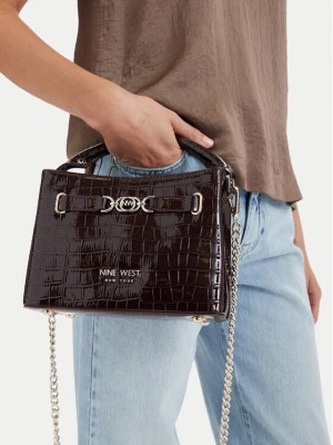 Torebka Nine West EO-CITY GRACE-LDA9420 CROCO Brązowy