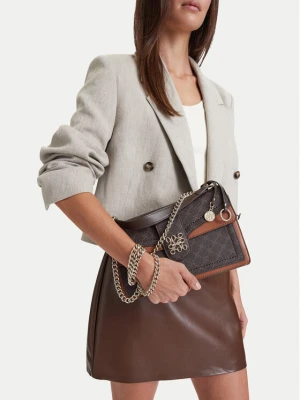 Torebka Nine West EO-ELEGANT FLOW-TK25740 Brązowy ciemny