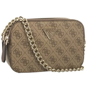 Zdjęcie produktu Torebka Noelle Crossbody Camera Latte Logo/Brown HWBG78 79140 (GU434-c) Guess