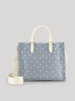 Torebka Origine Denim Aurelia w kolorze jasnoniebieskim z chabrowym wzorem Joop