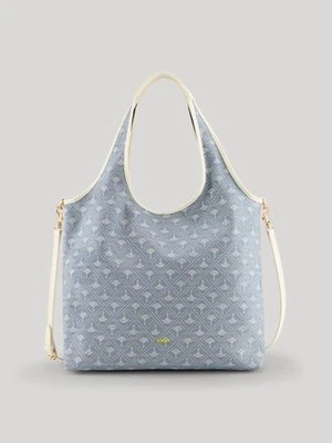 Torebka Origine Denim Goldie w kolorze jasnoniebieskim z chabrowym wzorem Joop