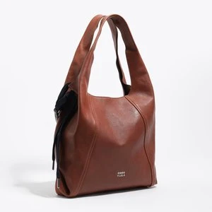 Torebka Paper duża skóra złotobrązowy ciemny BIMBA Y LOLA