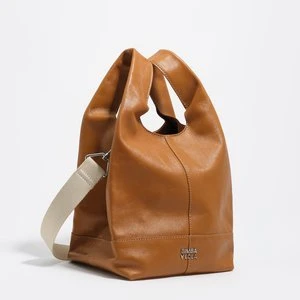 Torebka Paper średnia skóra toffi BIMBA Y LOLA