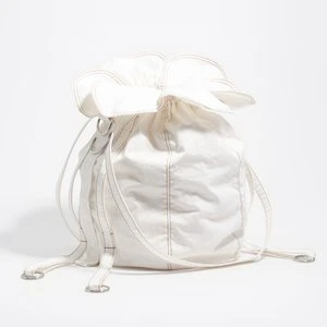 Torebka Pétalo duża materiałowa biała BIMBA Y LOLA