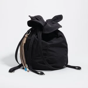 Torebka Pétalo duża materiałowa czarna BIMBA Y LOLA