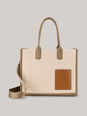 Torebka Pezza Peluche Aurelia w kolorach beżowym i złamanej bieli Joop