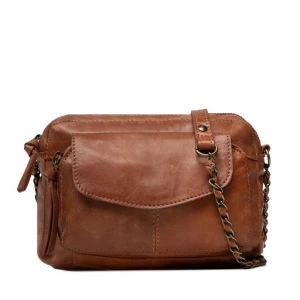 Torebka Pieces Pcnaina Leather Cross Body Fc Noos 17063358 Root Beer