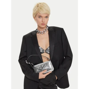Torebka PINKO 520 Shoulder Baby Fl AI 24-25 PLTT 103764 A1W5 Srebrny