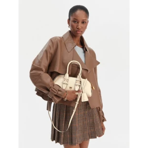 Torebka PINKO Bowling Bag Baguette AI 25-26 105334 A2VW Écru