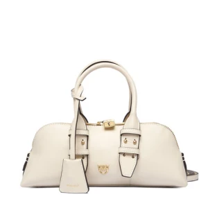 Torebka PINKO Bowling Bag Baguette AI 25-26 PLTT 105334 A0QO Écru