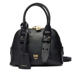 Torebka PINKO Bowling Bag Zip Mini AI 25-26 PLTT 105333 A0QO Czarny