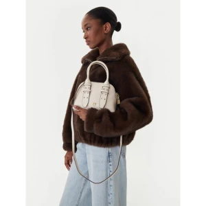 Torebka PINKO Bowling Bag Zip Mini AI 25-26 PLTT 105333 A0QO Écru