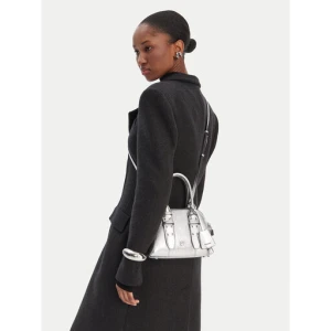 Torebka PINKO Bowling Bag Zip Mini AI 25-26 PLTT 105333 A0QO Srebrny