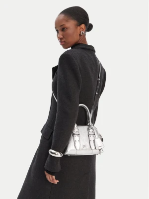 Torebka PINKO Bowling Bag Zip Mini AI 25-26 PLTT 105333 A0QO Srebrny
