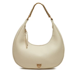 Torebka PINKO Brioche Hobo Classic AI 24-25 PLTT 101526 A29Q Écru